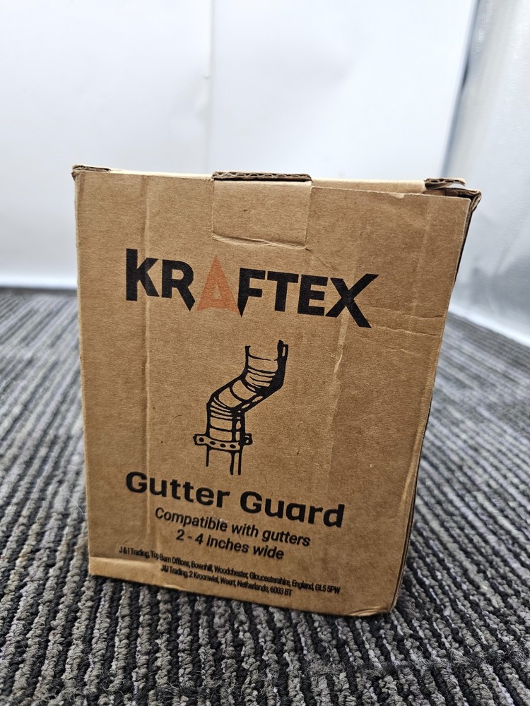 (QTY 6) Kraftex Gutter Guard Leaf Filter Gutter Strainer 2" - 4"