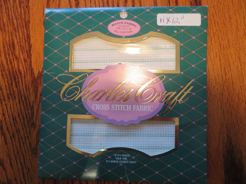 CHARLES CRAFT Cross Stitch Canvas 4 pieces