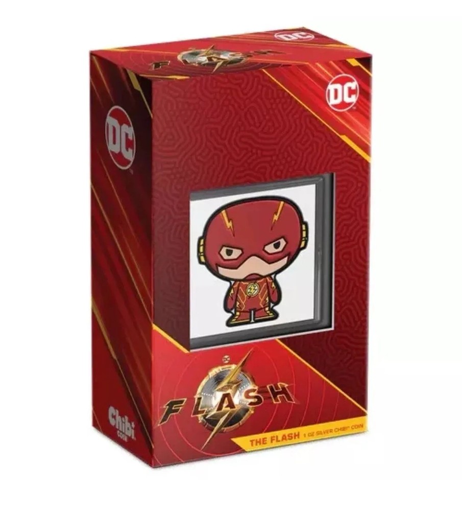2023 NIUE DC THE FLASH 1 OZ SILVER CHIBI COIN