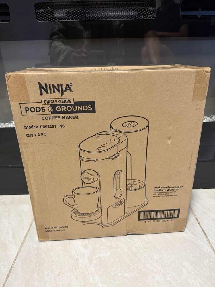 Ninja Pod & Grounds - Specialized single-portion coffee maker, compatible with K