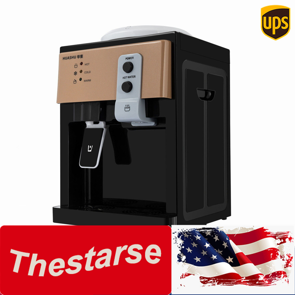Top Loading Countertop Water Dispenser Hot Cold Water Cooler Drinking Machine