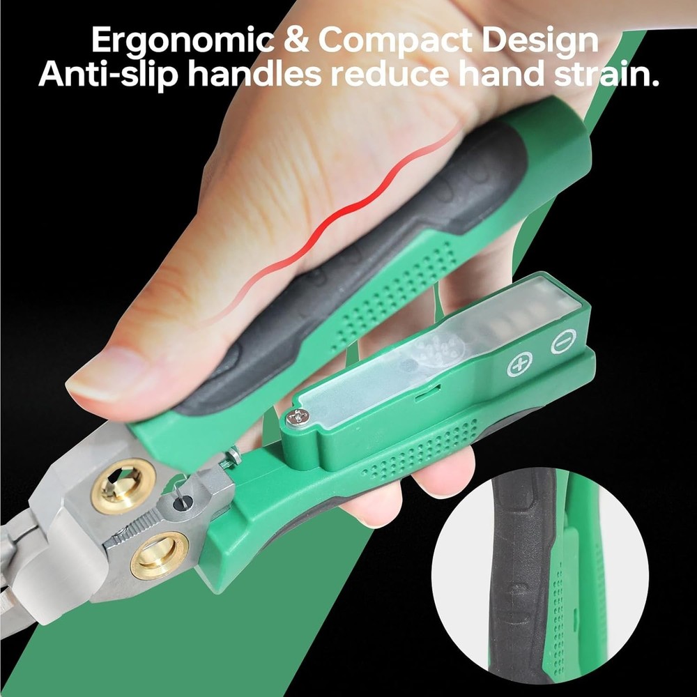 8 in 1 Wire Stripper with Voltage Tester, Wire Stripper Pliers Multi-Function El
