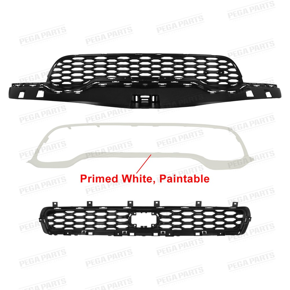 For Dodge Durango SRT Hellcat Complete Front Bumper Assembly W/ bumper Lip Kit