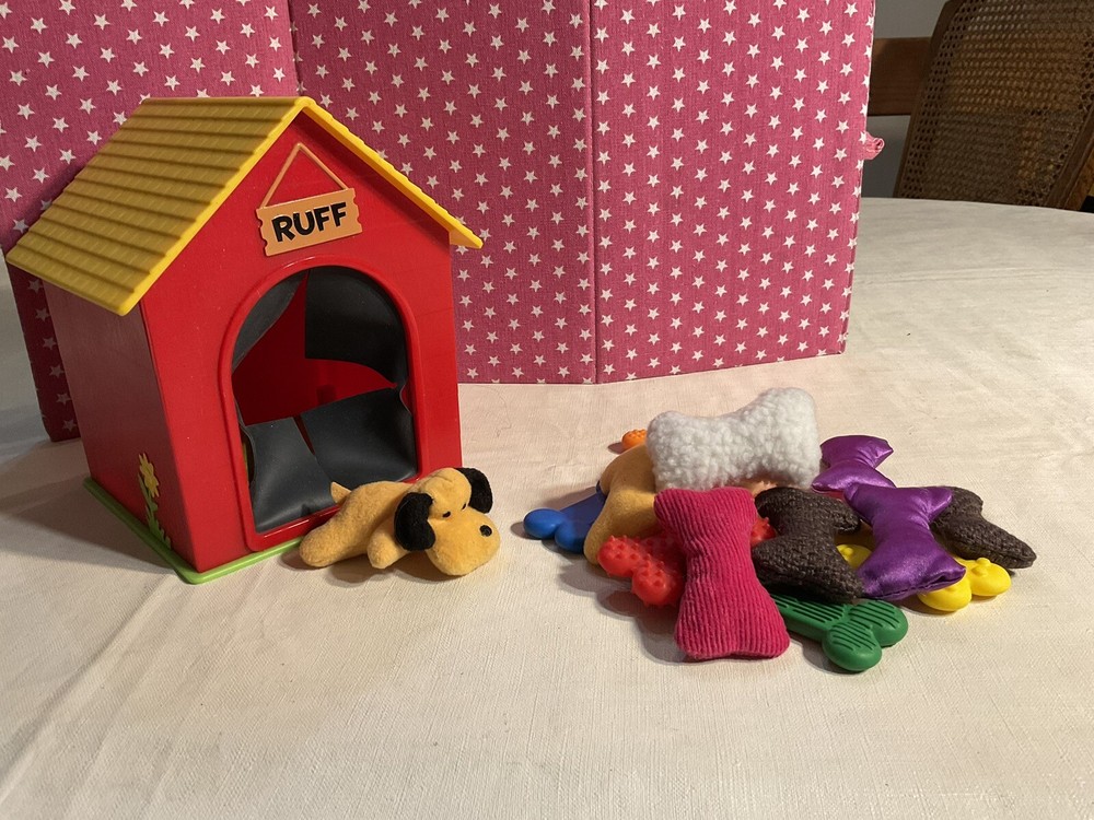 LEARNING RESOURCES RUFF’S HOUSE TACTILE TEACHING SET AS SHOWN NOT QUITE COMPLETE