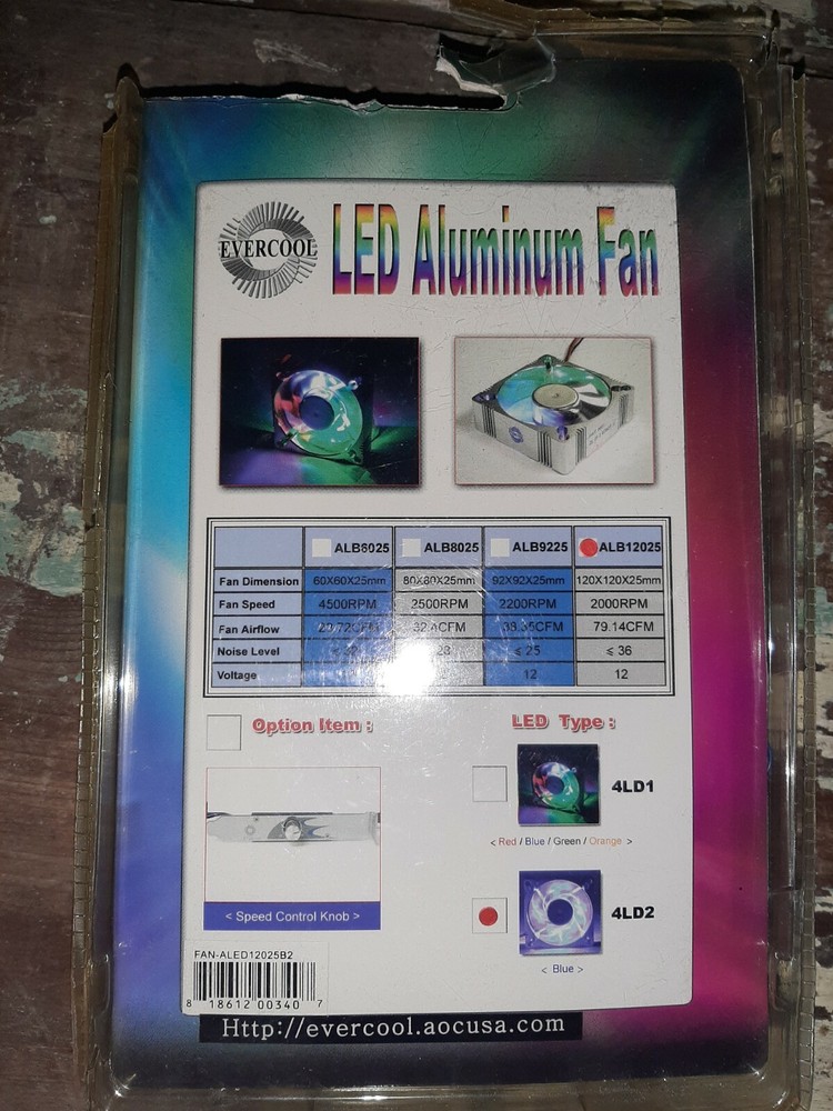 LED Aluminum Fan