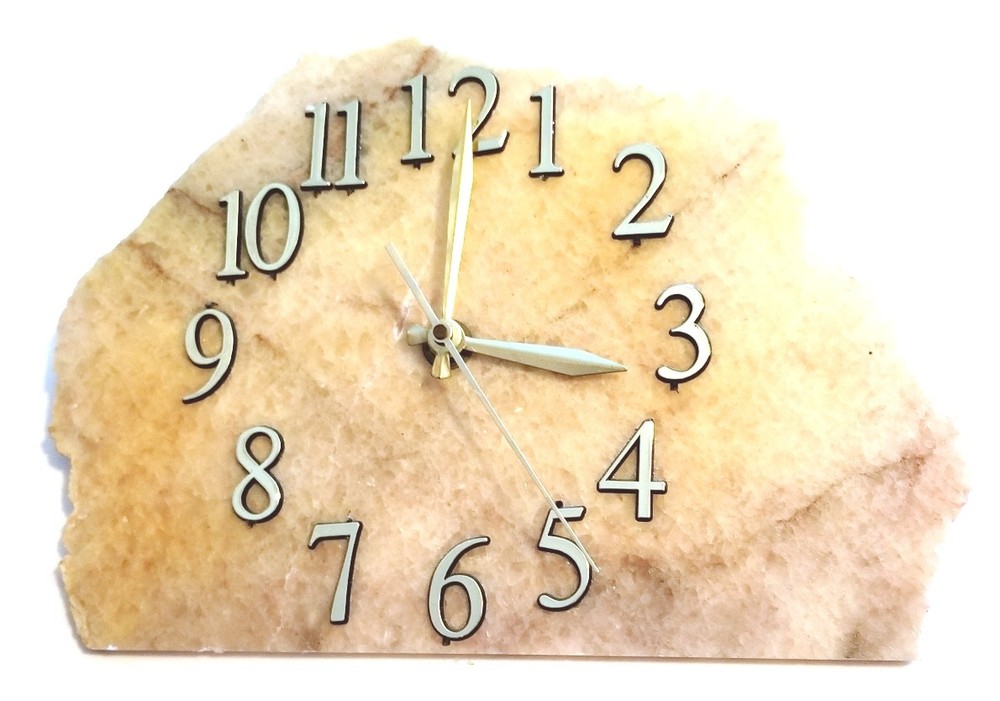 Unique 11" Marble Wall Clock