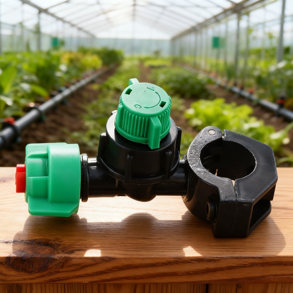 Complete Watering Solution Anti Drip Pipe Clamp with Convenient Flow Control