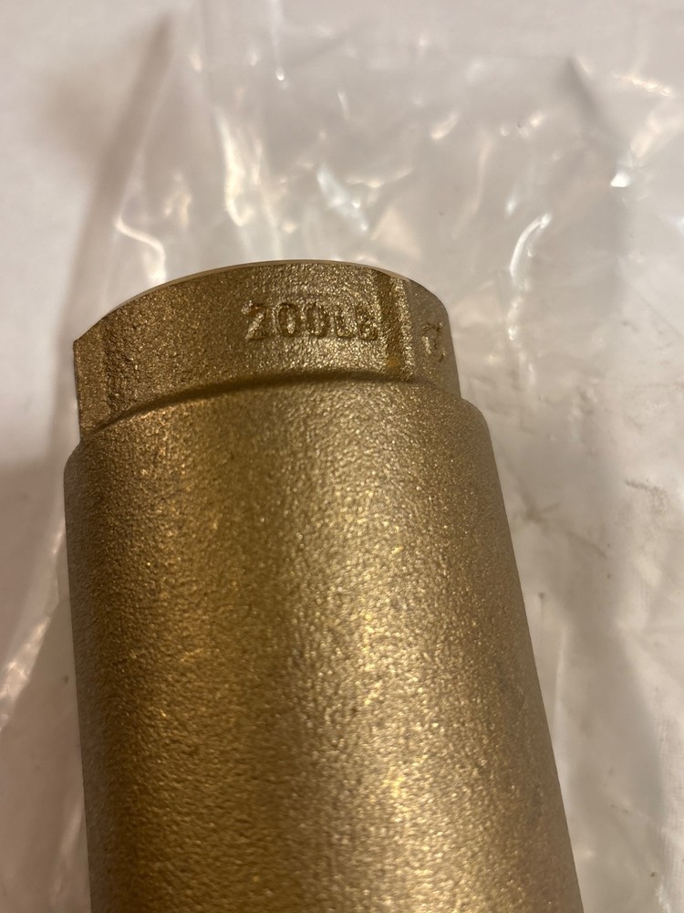 Everflow 150T112-NL Spring Loaded Inline Check Valve , Brass Lead Free