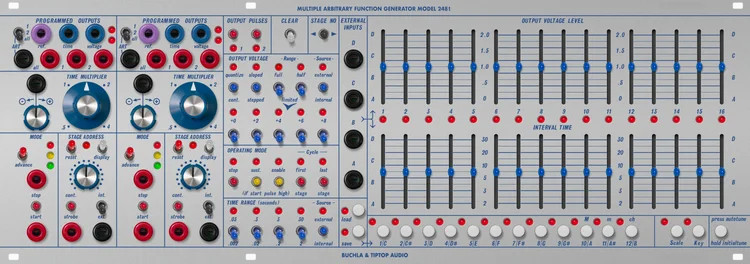 Tiptop Audio Buchla 248t Multiple Arbitrary Function Generator