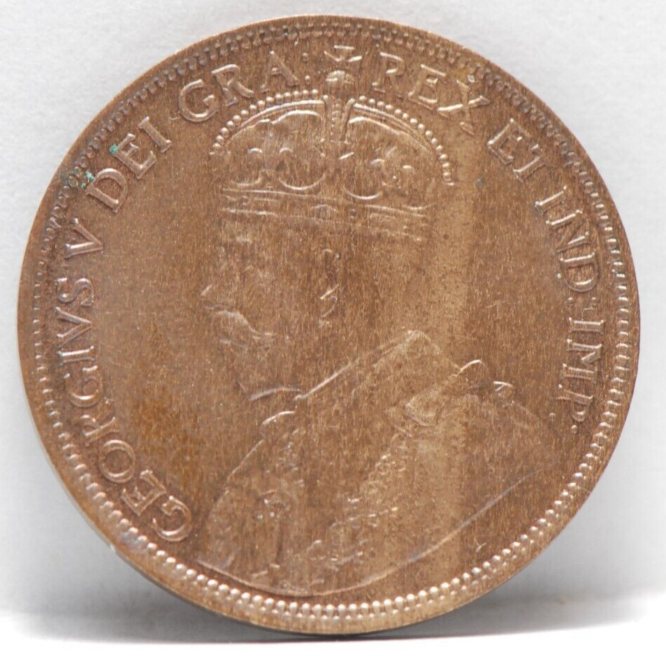 Canada, 1917 Large Cent, KM21, Brown-Red UNC+,  7-15