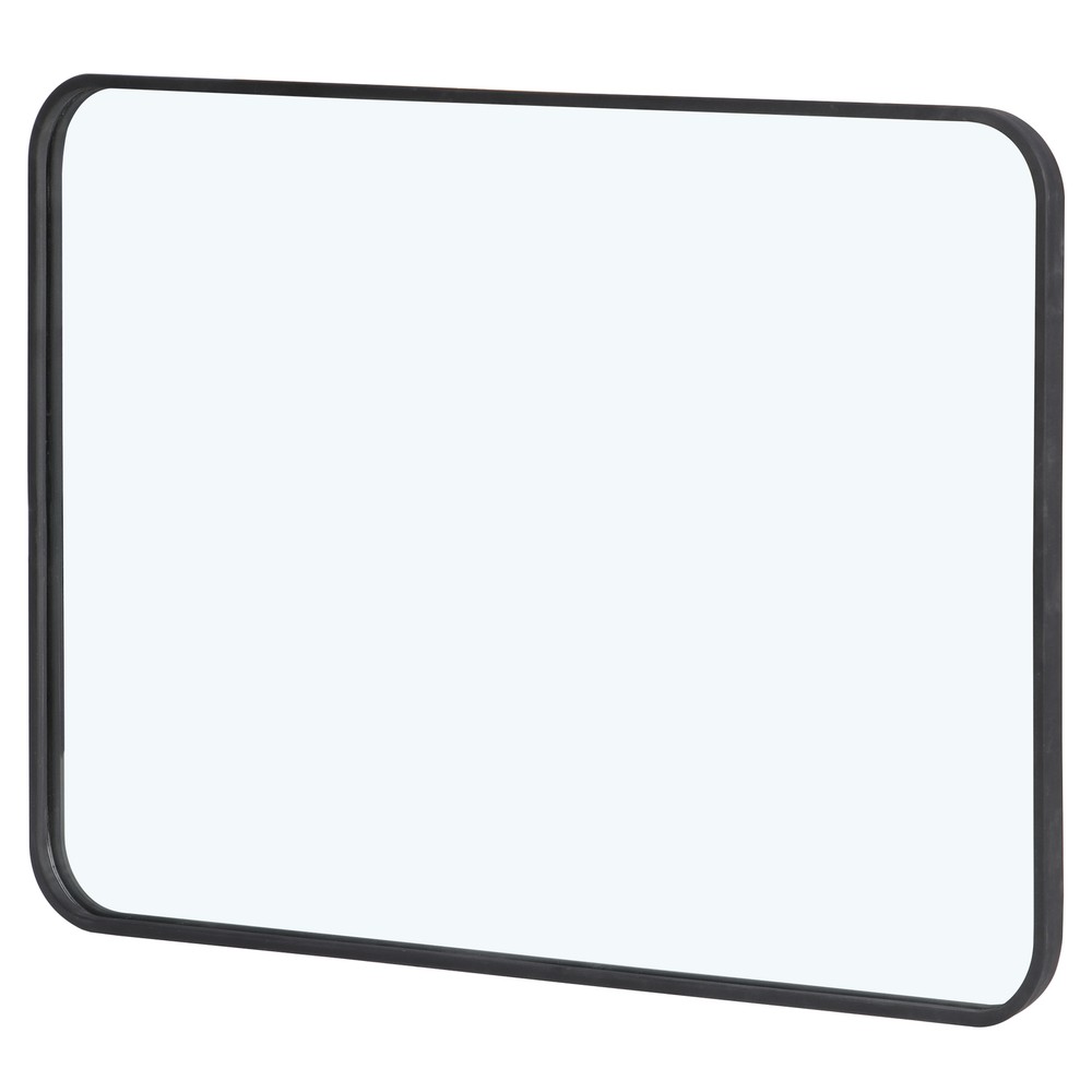 24" x 36" Wall-Mounted Wall Rectangular Wall Mirror Metal Frame Bedroom Indoor