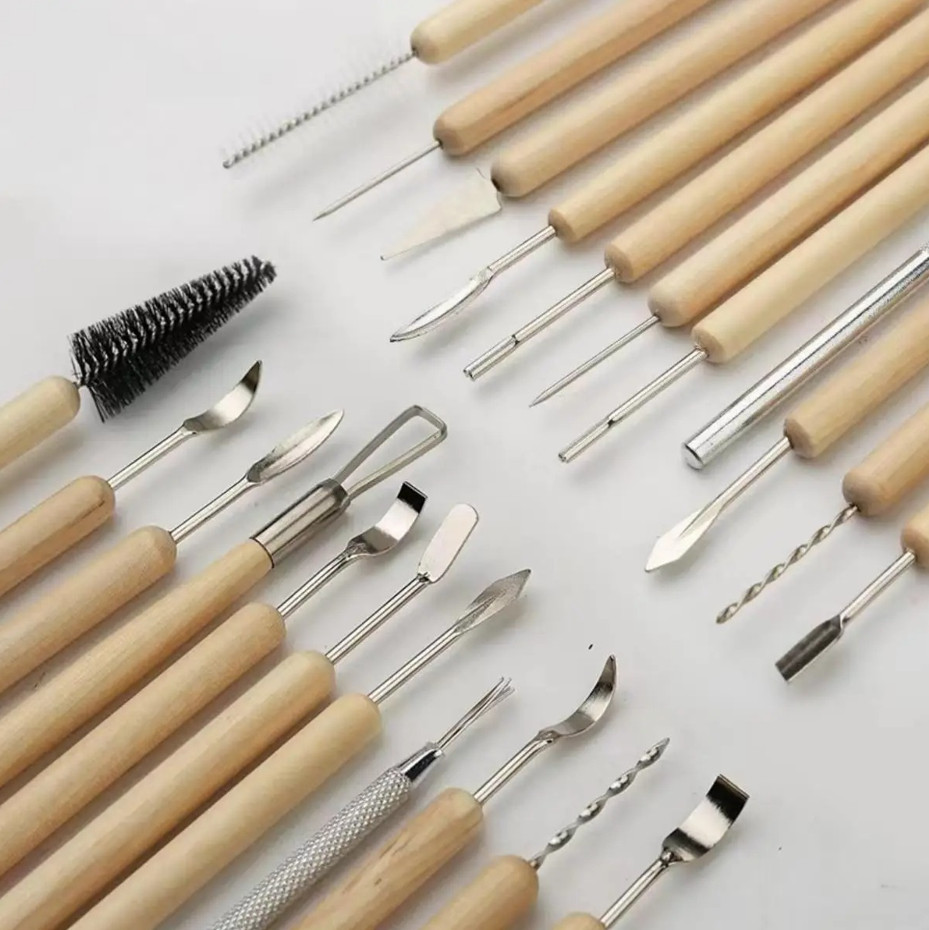 11pcs Pottery Clay Sculpting Tool Set Double Sided Ceramic Polymer Tools