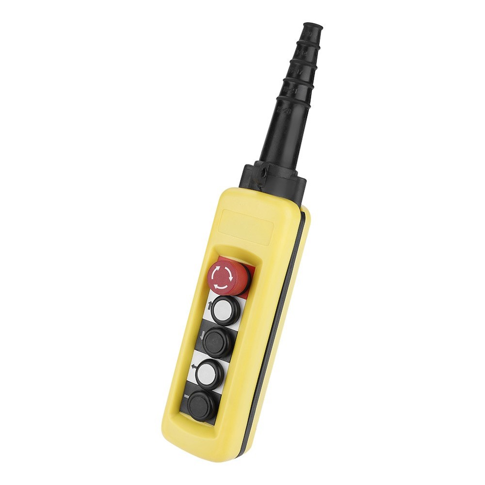 Crane Chain Hoist Push Button Switch Lifting Pendant Controller 4 Buttons Hot↑