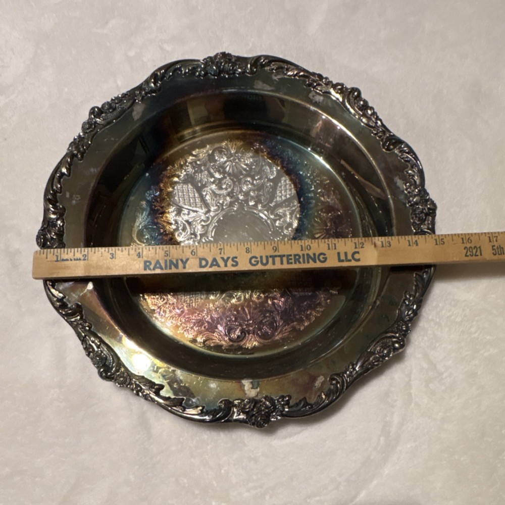 Lone Silverplate Baroque & Rococo Decorative Bowl