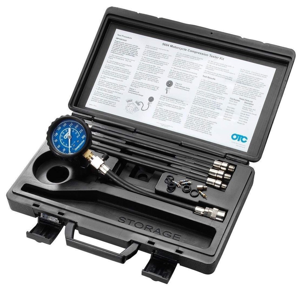 Motorcycle Compression Tester Diagnostic Tool cylinder pressure testing tools