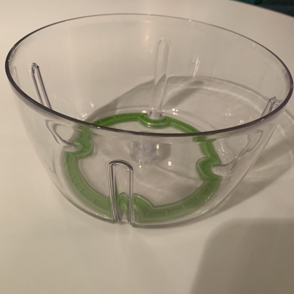 Tupperware Manual Food Chopper Processor Quick Chef Pro Bowl Replacement 5578B-1