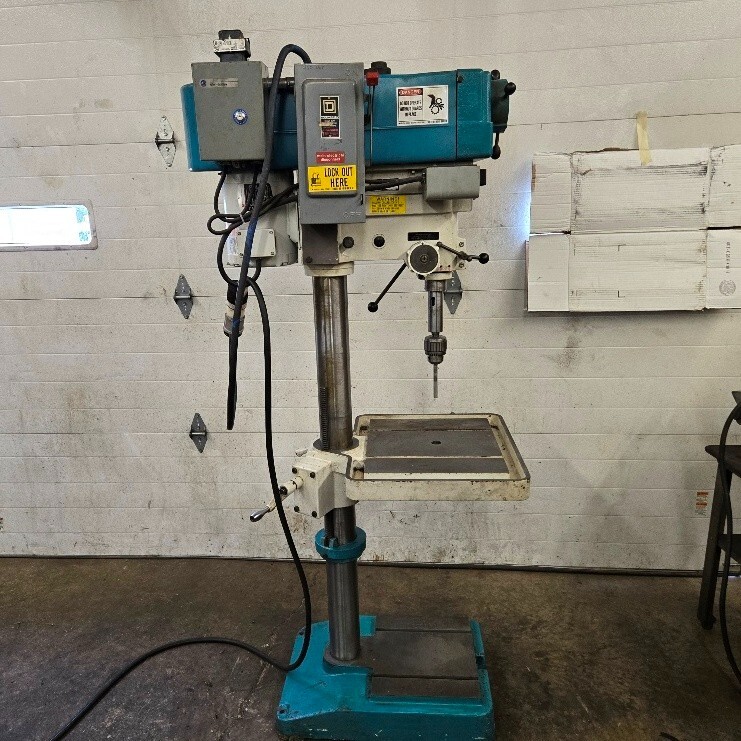 Clausing 20" Variable Speed Drill Press, 3 Ph. 460 Volts, Model 2276