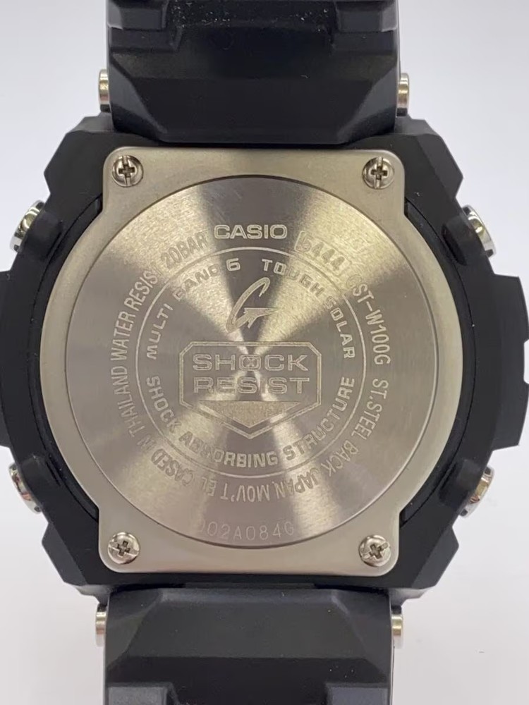 CASIO Solar Watch G SHOCK Digital Analog GLD BLK
