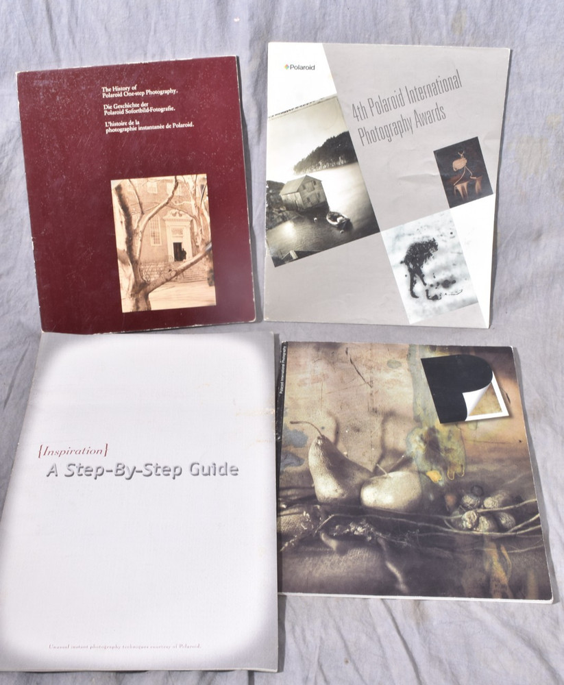 Vintage POLAROID Book BUNDLE Inspiration Step by Step Guide, Guides, Awards & Mo