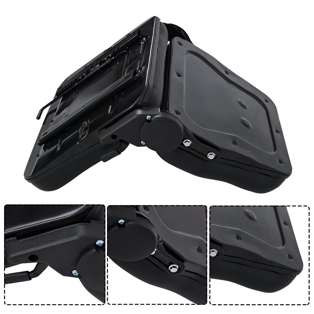 Waterproof Adjustable Fold Down Forklift Seat Angle Backrest For Excavators US