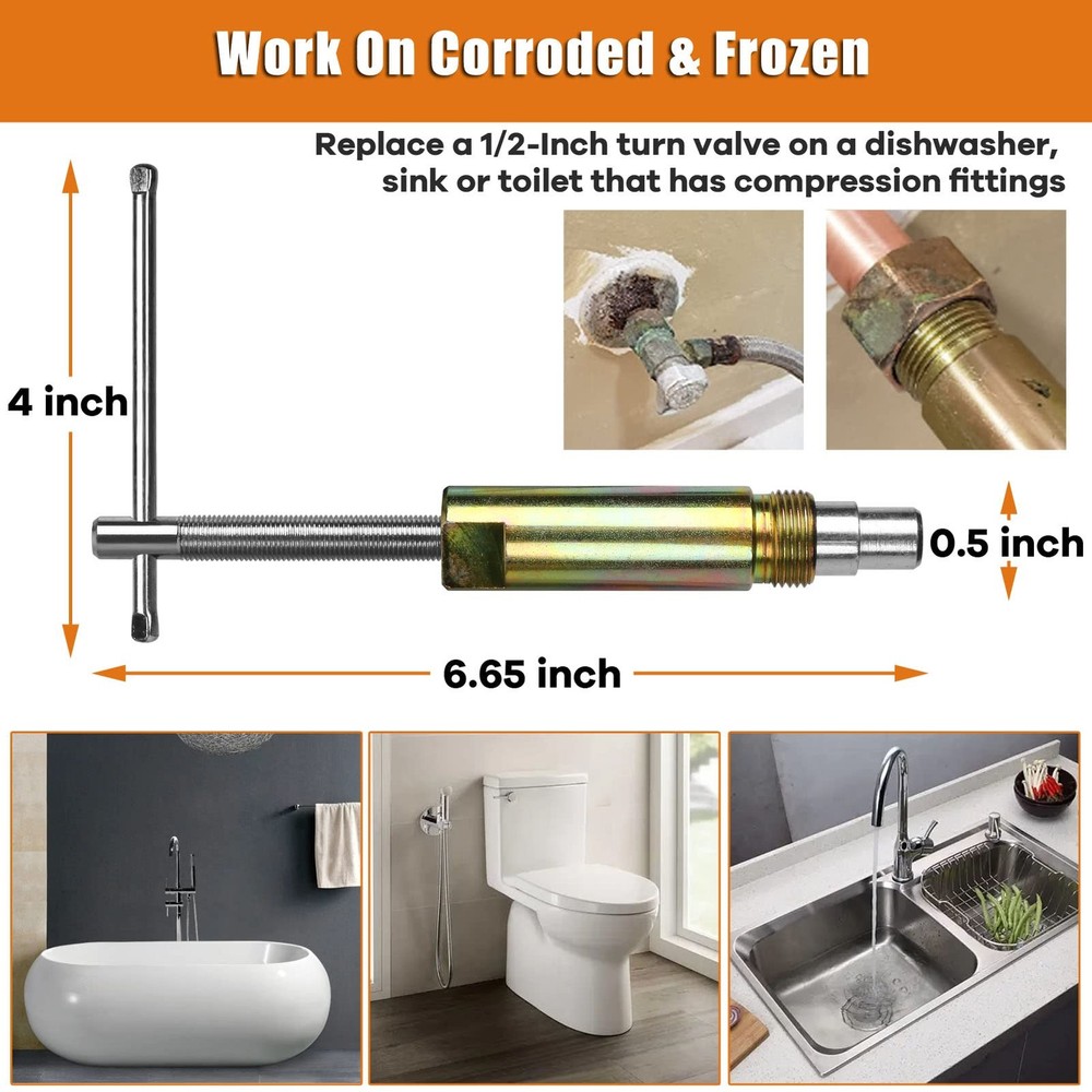 Compression Sleeve Puller Tool Remove Nut & Ferrule Of Pipe 03943, Sleeve Rem...