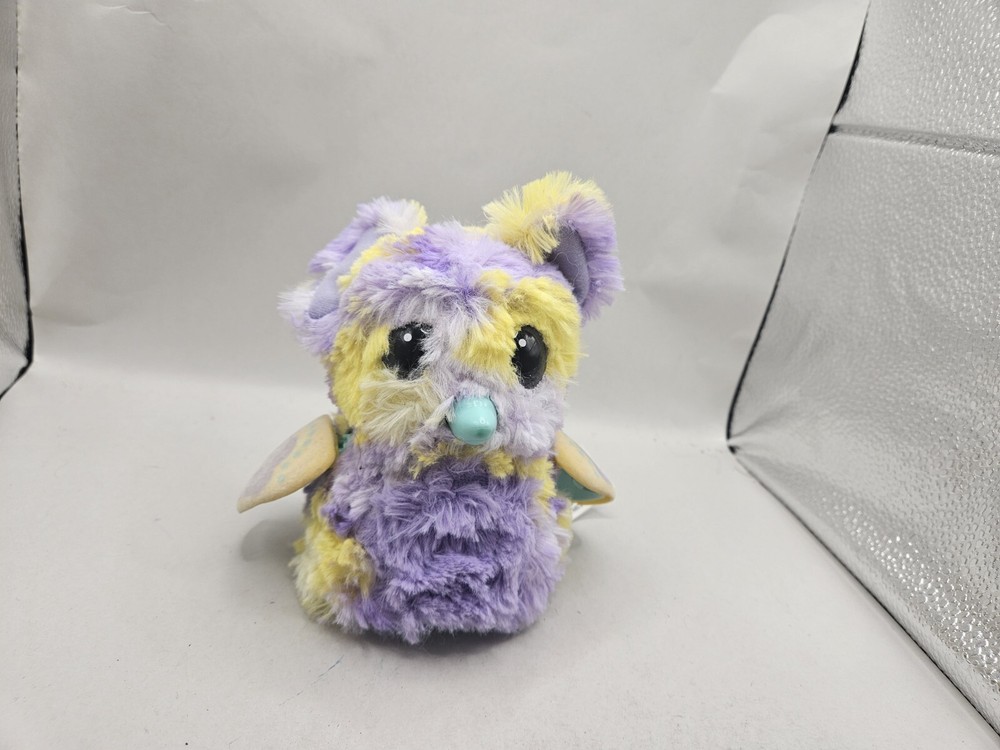 Hatchimals Elefly Interactive Animatronic Toy Purple Yellow Tested Working