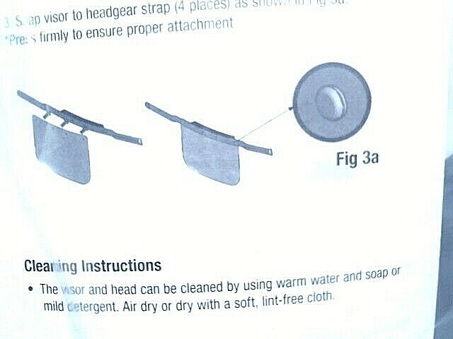 JACKSON SAFETY 14350 Reusable Faceshield/ Splash Shield.