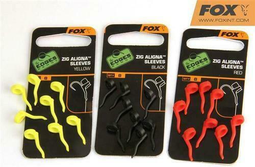 Fox Edges Zig Aligna Sleeves & Foams Various Colours