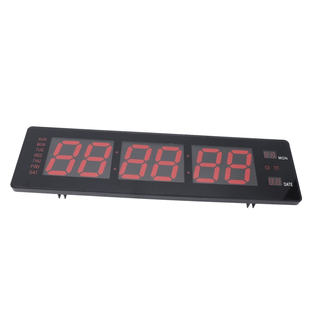 Big Digits Digital Wall Clock With Silent Power Failure Memory For Home Of