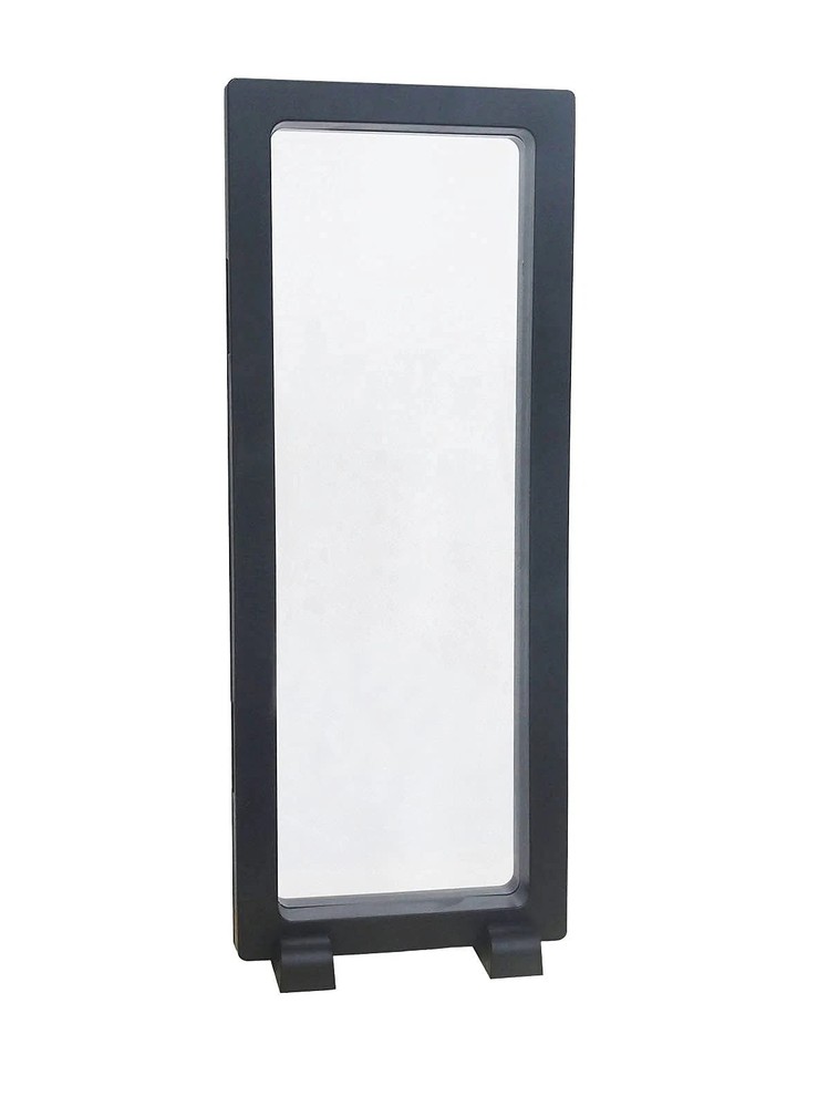 Coin Display Frame, Clear 3D Floating Holder Box Case for Challenge Black