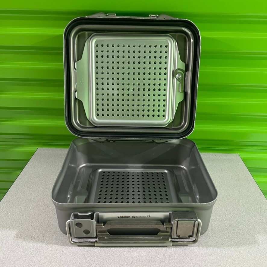 V. Mueller Genesis Half-Length Sterilization Container Perforated Deep CD1-8B