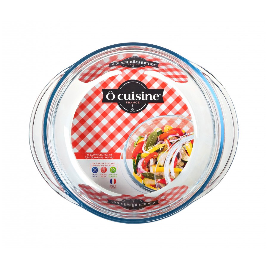 O'Cuisine Round Casserole 3L