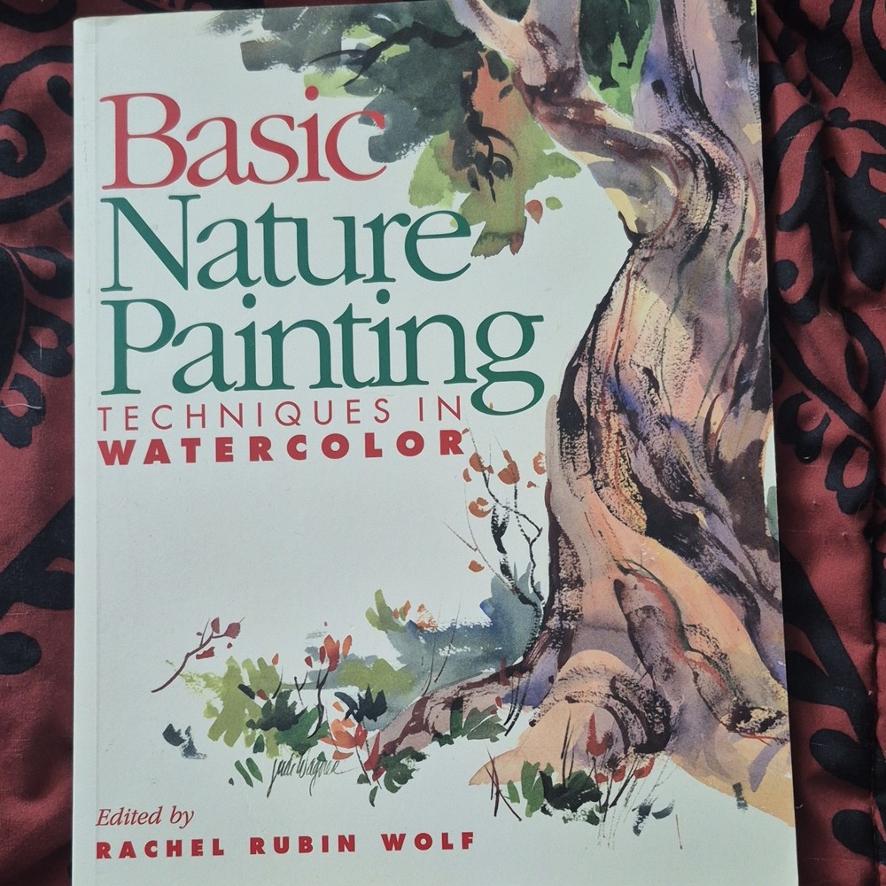 North Light Books Watercolor Painting 'Basic Nature Techniques' Nature Theme