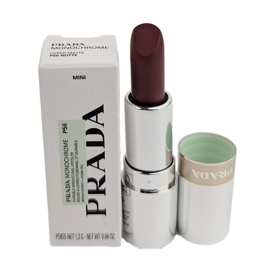 Prada Monochrome Hyper Matte Lipcolor P56 Notte .04oz/1.3g Mini