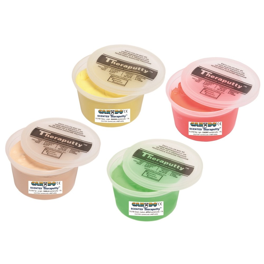SCENTED THERAPUTTY FULL KIT Special Needs Stroke Therapy Hand Exercise KIDS 2oz