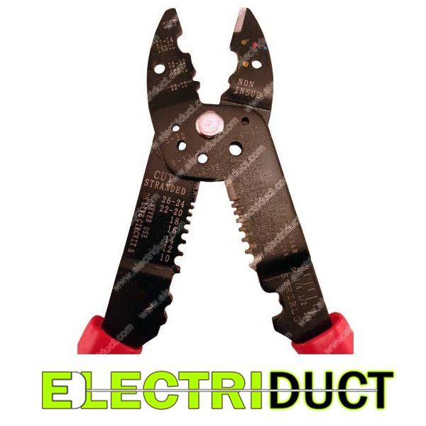 Multipurpose Wire Crimper, Cutter, Stripper - Electriduct