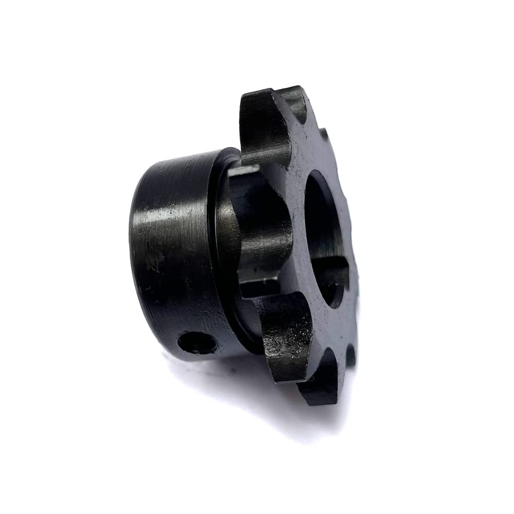 10-Tooth Roller Chain Sprocket 3/4" Bore Hardened Rust-Resistant Steel