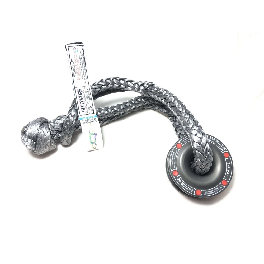 Factor 55 00265 Rope Retention Pulley Xtv Rrp Xtv Soft Shackle Combo