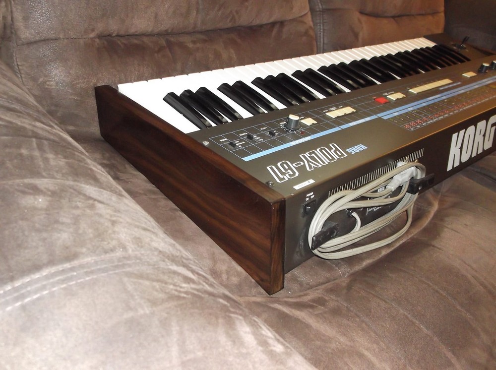 Korg Poly-61 Synthesizer Replacement Solid Walnut Chassis / Body / Case