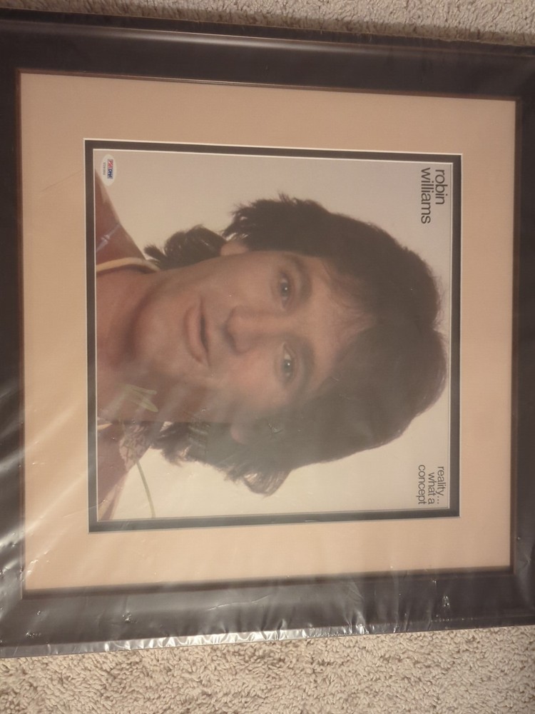 Robin Williams Autograph Signed PSA VINYL professionally Framed