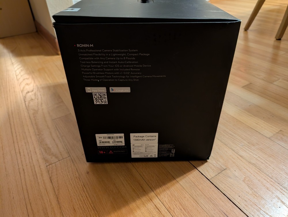 dji Ronin-M 3 Axis Professional Camera Stabilization System Handheld Open Box