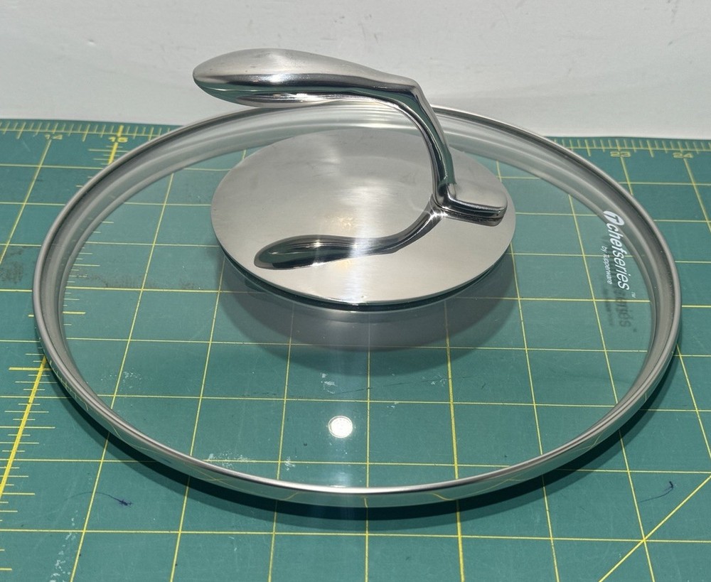 Tupperware Chef Series Stainless Glass Replacement 8” Lid, Never Used