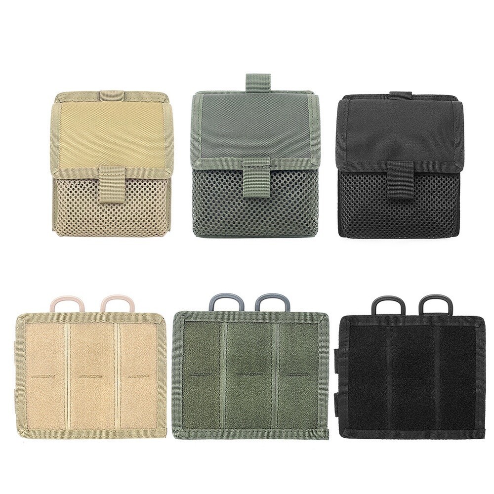 Tactical Molle Pouch Module Board Utility Waist Pack Bag Hook Loop Holder
