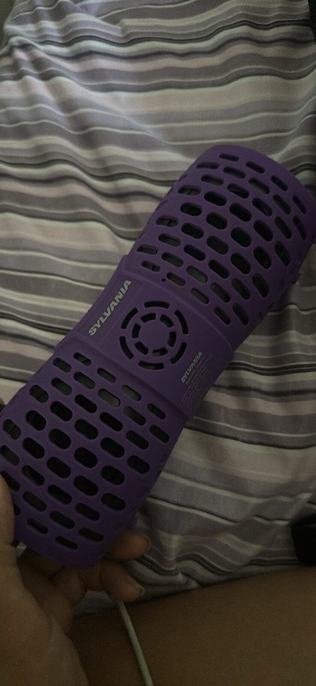 Purple sylvania wireless bluetooth speaker . small and convenient!