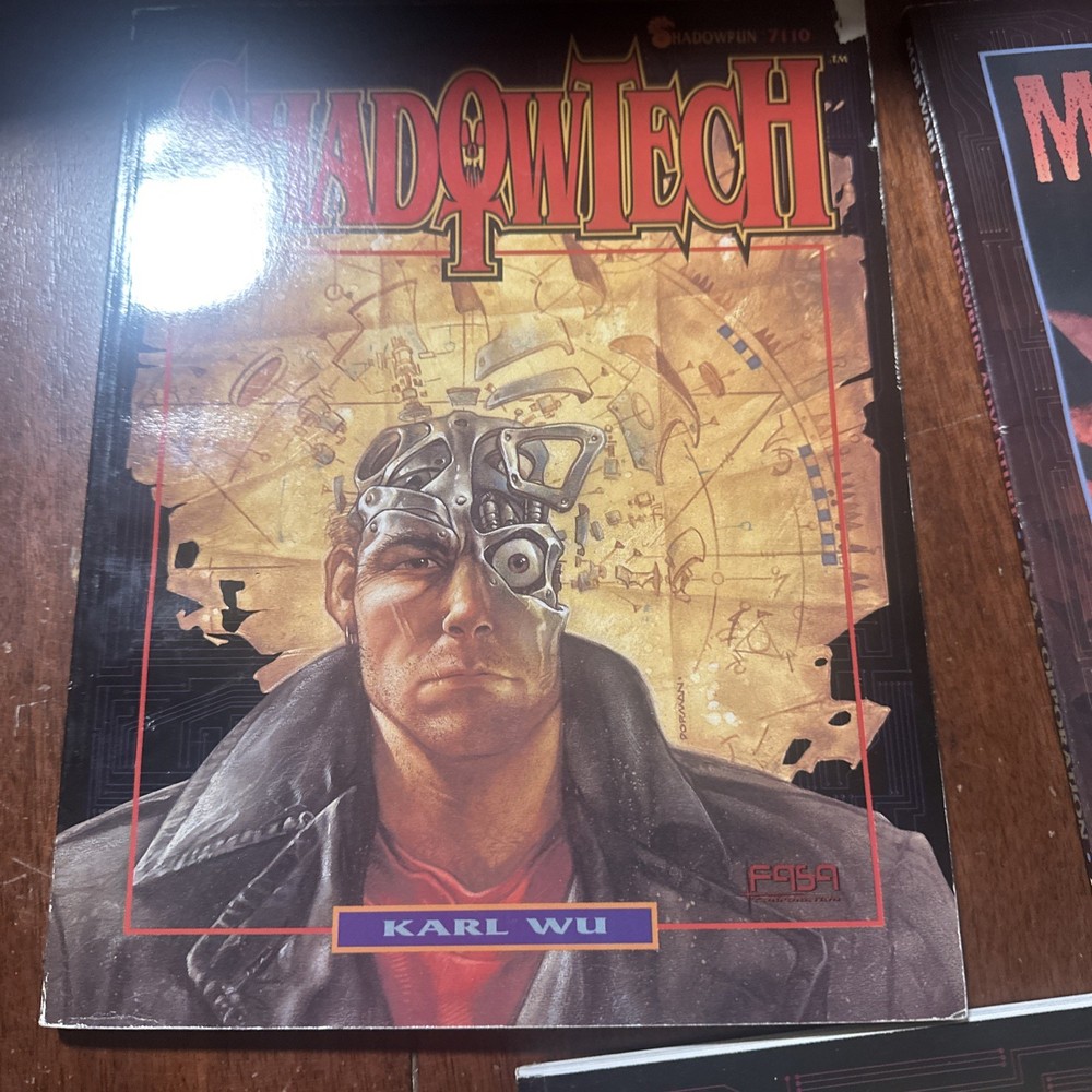 Shadowrun RPG Lot – 3 Books. Mob War, Rigger Black Book, Shadowtech