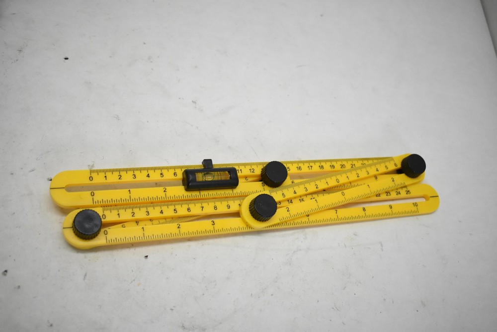 Yakimo Angleizer Template Multi Angle Measuring Ruler Tool W Level Case Yellow