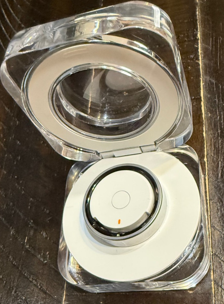 Samsung Galaxy Ring  SM-Q502  Ring Size 12 - SILVER - UNTESTED - READ