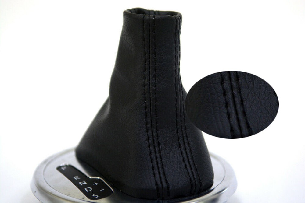 Automatic Shift Boot Replacement Cover PVC Leather Fit for VW Beetle 12-19 Black
