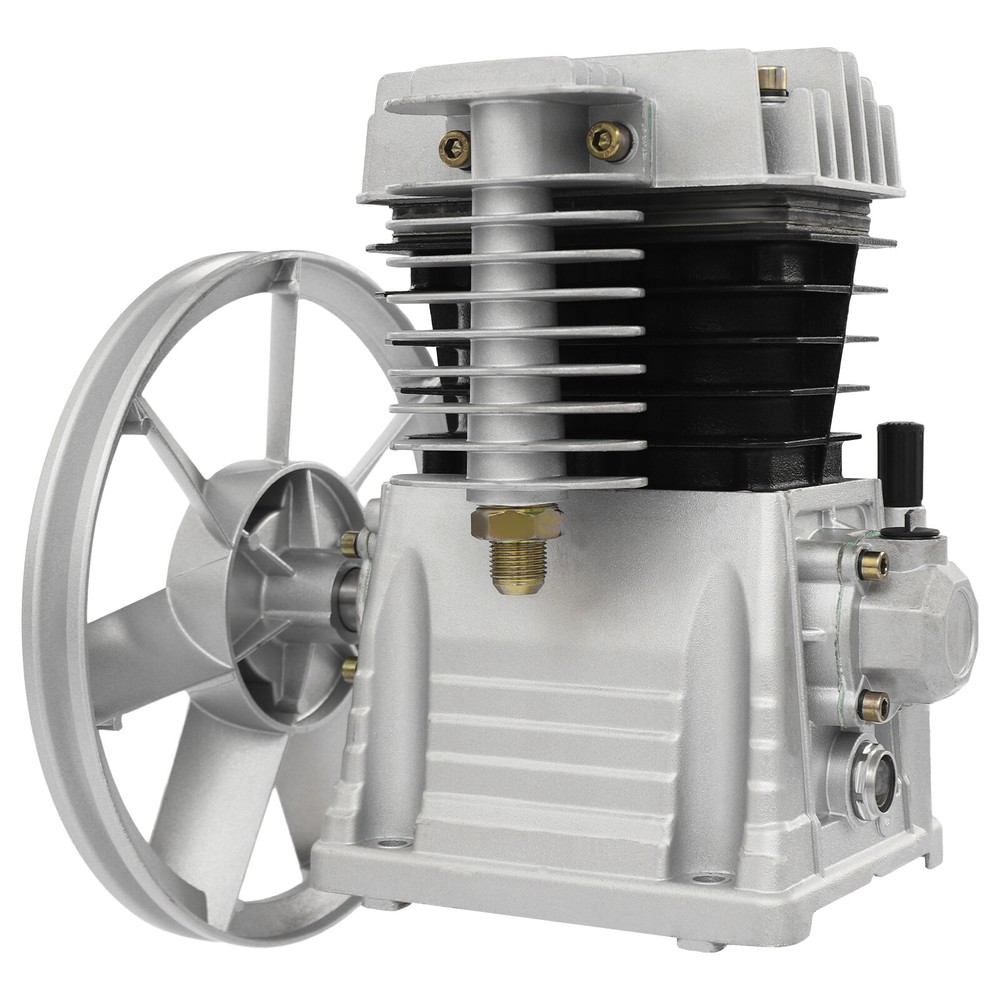 2HP Twin Cylinder Air Compressor Head Pump Piston Type Air Compressor Pump 1500W