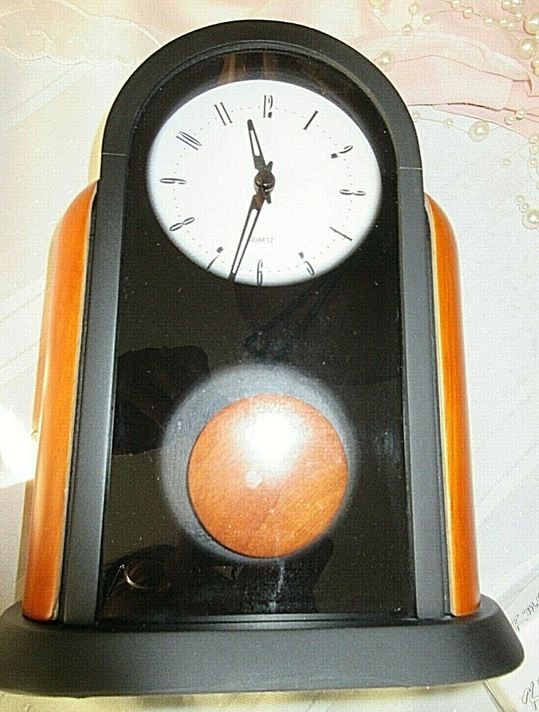 QUARTZ MANTLE PENDULUM CLOCK ARCHED FRAME ~ NEW IN BOX